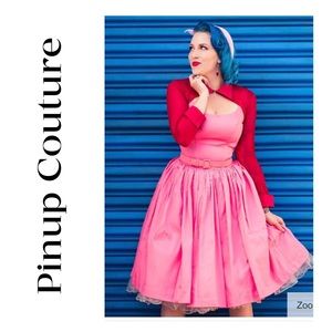 Pinup Couture Jenny Dress in Bubblegum